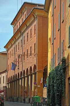 Bologna, Italy, Bologna university  department of Languages, Literatures and Cultures building in Cartoleria street.