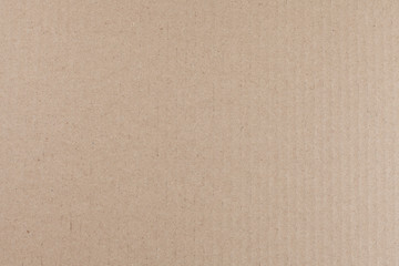 Brown corrugated cardboard texture