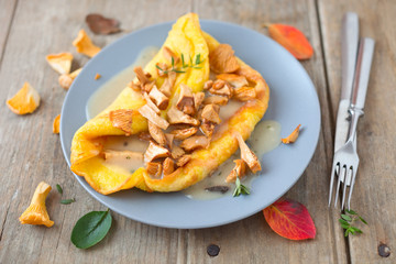 Pfifferling-Omelette