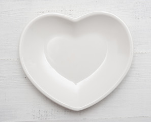 Heart shaped plate