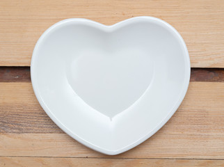 Heart shaped plate