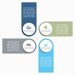 Infographic design template with place for your data. Vector illustration.