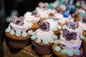 Cupcake de mariage
