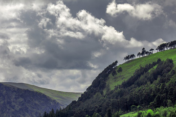 Famous medieval christian monastery Glendalough