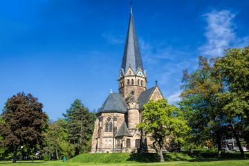 Fototapeta na wymiar Thale, Sankt-Petri-Kirche