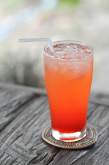 italian soda or strawberry soda