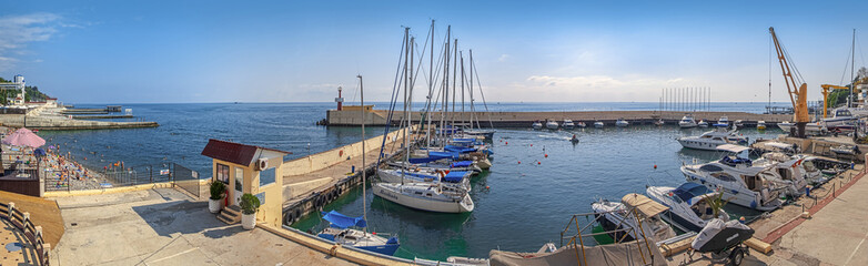 Fototapeta premium SOCHI, RUSSIA - SEPTEMBER 5, 2015: Panoramic view of the 