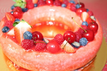 pâtisserie  fruits rouges 