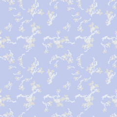 UFO military camouflage seamless pattern in light violet, beige, milk white and different shades of grey color