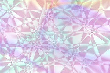 Multicolored background with triangles