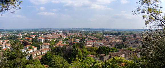 View from the castle of San Martino in Ceneda, Treviso - Italy