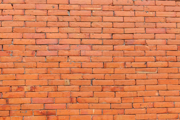 Orange brick wall vintage texture