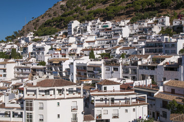 white houses Spanish village