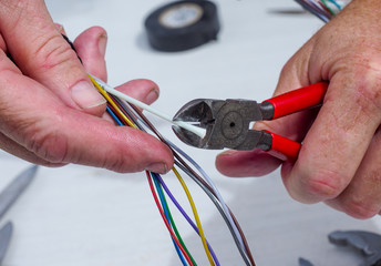 Glasfaserkabelverlegung