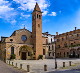 Fototapeta na wymiar View on the church of San Nicolò in Padua, Veneto - Italy
