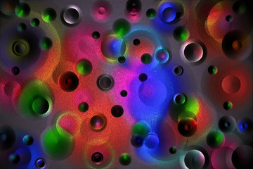 Colorful abstract background with dots