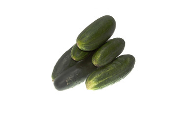 cucumber isolated on white background