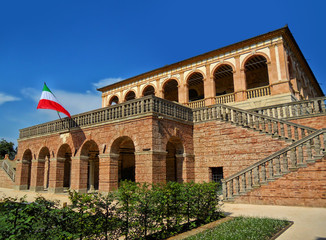 View of the Villa Vescovi in Luvignano in the province of Padua, Veneto - Italy