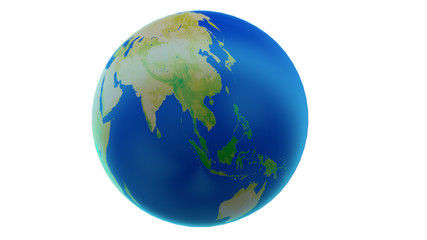 Background with planetary globe