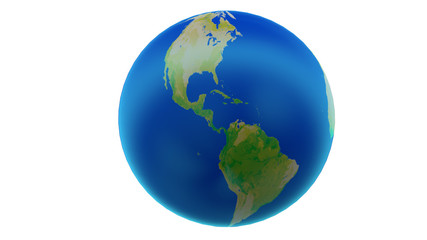 Background with planetary globe