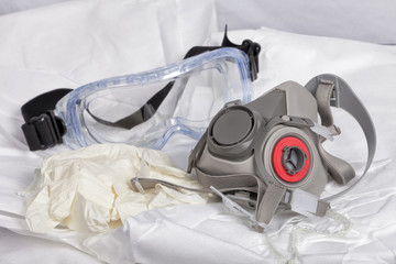 Personal protective equipment to paint