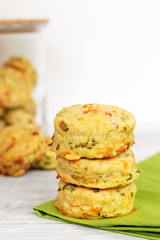 homemade avocado scones