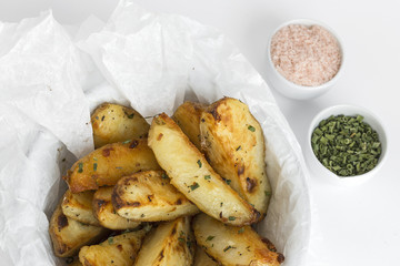 French fries golden and crunchy