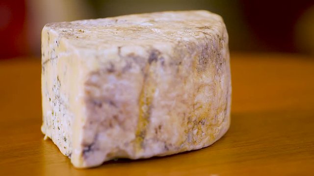 Beautiful texture of aged blue cheese. Aged soft blue cheese