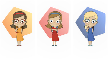 girls back to school