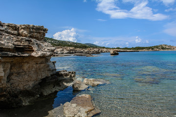 Fototapeta na wymiar Zatoka, Akamas Peninsula National Park, Cypr