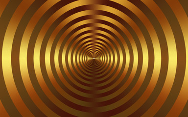 abstract golden background with the metallic texture of gold in concentric circles. targets concept, business goals concept for creative templates, backgrounds and surface designs