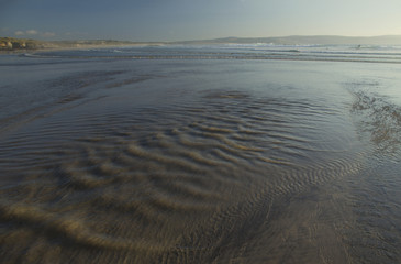 Beautiful sandy beach in Cornwall