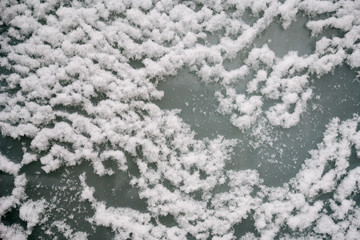 An ice with snow
