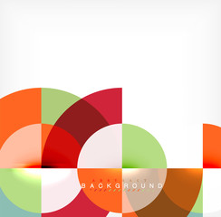 Modern circle abstract background