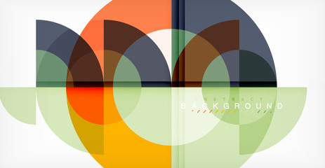 Modern circle abstract background