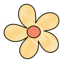 beautiful flower garden icon vector illustration design