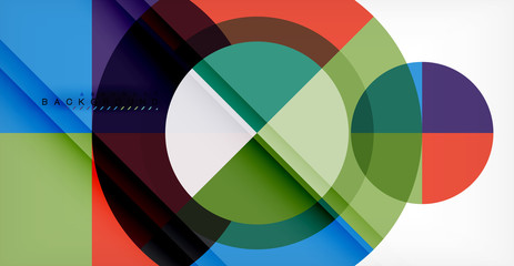 Obraz premium Vector circle abstract background