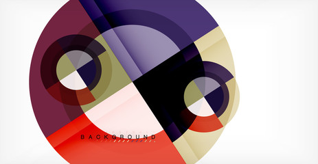 Obraz premium Vector circle abstract background