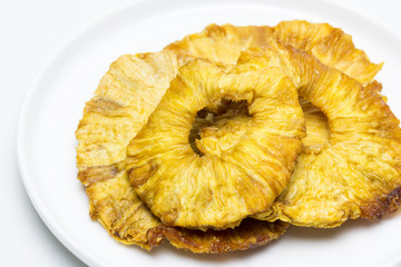 Rodajas de piña deshidratada
