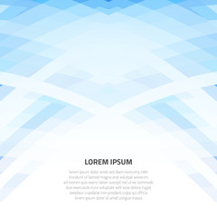 Abstract background with curved geometric shapes. Vector illustration for modern design.