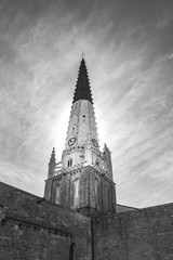 The Church steeple in Ars en re