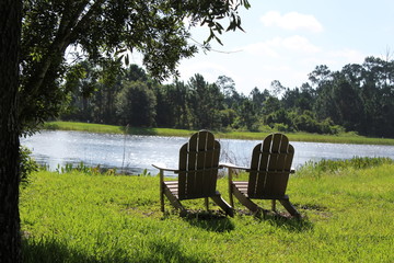 Relaxation by the lake