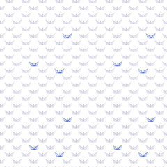 Fototapeta premium Watercolor nautical seamless pattern