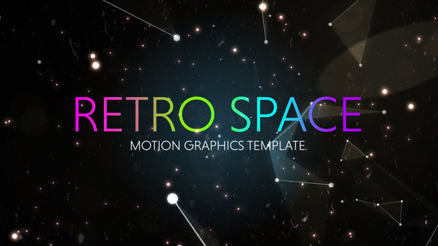 80s Video Game Space Title