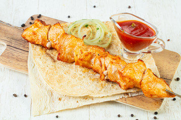 Grilled chicken bbq
