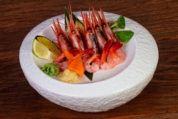 Japanese sashimi Prawn