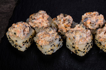 Japanese spicy sushi