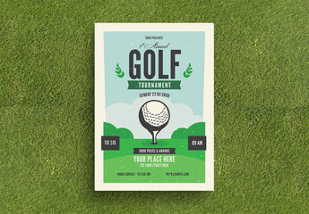 Golf Tournament Flyer Layout