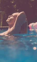 Summer Pool Girl 