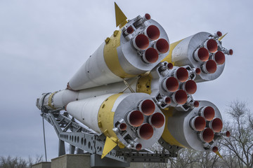 Soyuz rocket on display in park © Torsten Pursche